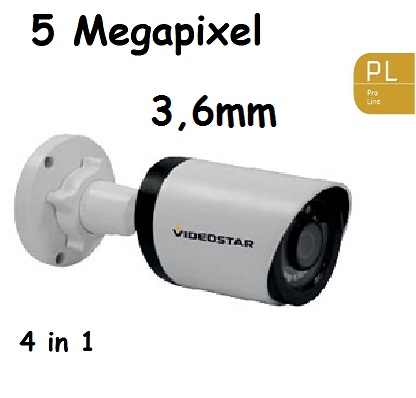 Telecamera Bullet 4in1 5 Megapixel 3,6mm